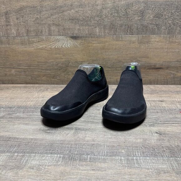 Black Slip-On Women's Shoes - Picture 1 of 7